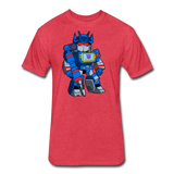 Character #31 Fitted Cotton/Poly T-Shirt by Next Level - heather red