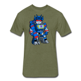 Character #31 Fitted Cotton/Poly T-Shirt by Next Level - heather military green