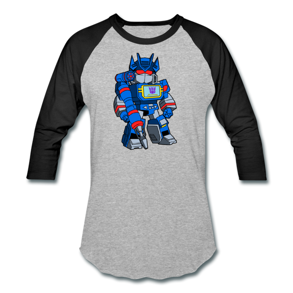 Character #31 Baseball T-Shirt - heather gray/black