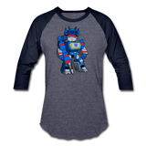 Character #31 Baseball T-Shirt - heather blue/navy