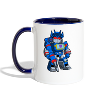 Character #31 Contrast Coffee Mug - white/cobalt blue