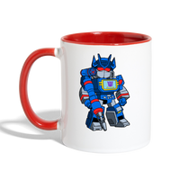 Character #31 Contrast Coffee Mug - white/red