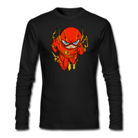 Character #32 Men's Long Sleeve T-Shirt by Next Level - black