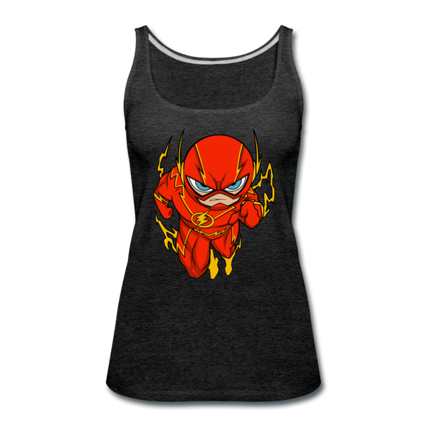 Character #32 Women’s Premium Tank Top - charcoal gray