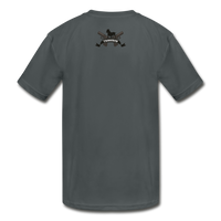 Character #32 Kids' Moisture Wicking Performance T-Shirt - charcoal