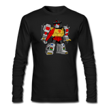 Character #33 Men's Long Sleeve T-Shirt by Next Level - black