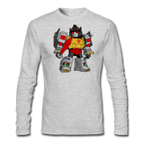 Character #33 Men's Long Sleeve T-Shirt by Next Level - heather gray
