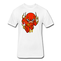 Character #32 Fitted Cotton/Poly T-Shirt by Next Level - white