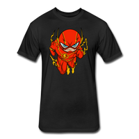 Character #32 Fitted Cotton/Poly T-Shirt by Next Level - black