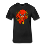 Character #32 Fitted Cotton/Poly T-Shirt by Next Level - black