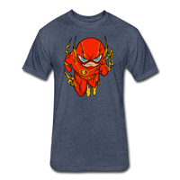 Character #32 Fitted Cotton/Poly T-Shirt by Next Level - heather navy