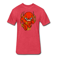 Character #32 Fitted Cotton/Poly T-Shirt by Next Level - heather red