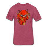 Character #32 Fitted Cotton/Poly T-Shirt by Next Level - heather burgundy
