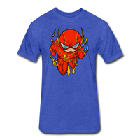 Character #32 Fitted Cotton/Poly T-Shirt by Next Level - heather royal