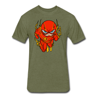 Character #32 Fitted Cotton/Poly T-Shirt by Next Level - heather military green