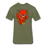 Character #32 Fitted Cotton/Poly T-Shirt by Next Level - heather military green
