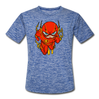 Character #32 Men’s Moisture Wicking Performance T-Shirt - heather blue
