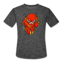 Character #32 Men’s Moisture Wicking Performance T-Shirt - dark heather gray