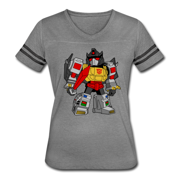 Character #33 Women’s Vintage Sport T-Shirt - heather gray/charcoal