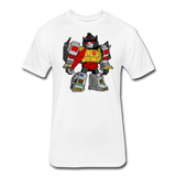 Character #33 Fitted Cotton/Poly T-Shirt by Next Level - white