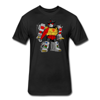 Character #33 Fitted Cotton/Poly T-Shirt by Next Level - black