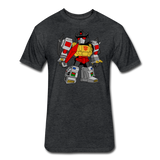 Character #33 Fitted Cotton/Poly T-Shirt by Next Level - heather black