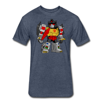 Character #33 Fitted Cotton/Poly T-Shirt by Next Level - heather navy