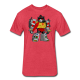 Character #33 Fitted Cotton/Poly T-Shirt by Next Level - heather red