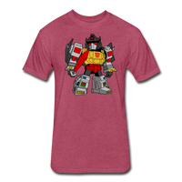 Character #33 Fitted Cotton/Poly T-Shirt by Next Level - heather burgundy