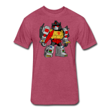 Character #33 Fitted Cotton/Poly T-Shirt by Next Level - heather burgundy