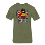 Character #33 Fitted Cotton/Poly T-Shirt by Next Level - heather military green