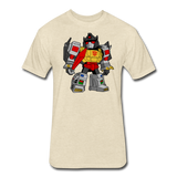 Character #33 Fitted Cotton/Poly T-Shirt by Next Level - heather cream