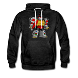 Character #33 Men’s Premium Hoodie - charcoal gray