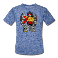 Character #33 Men’s Moisture Wicking Performance T-Shirt - heather blue