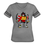 Character #33 Women’s Vintage Sport T-Shirt - heather gray/charcoal