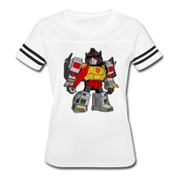 Character #33 Women’s Vintage Sport T-Shirt - white/black