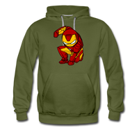 Character #34 Men’s Premium Hoodie - olive green