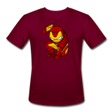 Character #34 Men’s Moisture Wicking Performance T-Shirt - burgundy