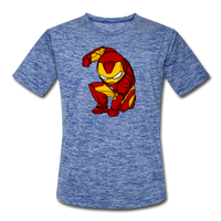 Character #34 Men’s Moisture Wicking Performance T-Shirt - heather blue