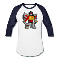 Character #33 Baseball T-Shirt - white/navy