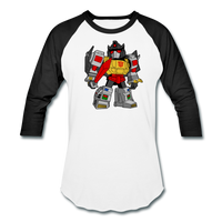 Character #33 Baseball T-Shirt - white/black