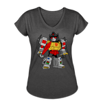 Character #33 Women's Tri-Blend V-Neck T-Shirt - deep heather