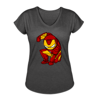 Character #34 Women's Tri-Blend V-Neck T-Shirt - deep heather