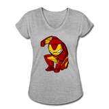 Character #34 Women's Tri-Blend V-Neck T-Shirt - heather gray