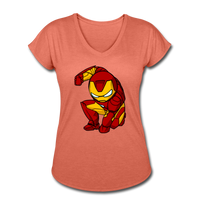 Character #34 Women's Tri-Blend V-Neck T-Shirt - heather bronze