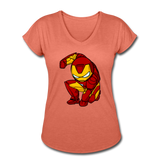 Character #34 Women's Tri-Blend V-Neck T-Shirt - heather bronze