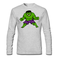 Character #35 Men's Long Sleeve T-Shirt by Next Level - heather gray