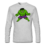 Character #35 Men's Long Sleeve T-Shirt by Next Level - heather gray