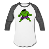 Character #35 Baseball T-Shirt - white/charcoal