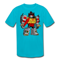 Character #33 Kids' Moisture Wicking Performance T-Shirt - turquoise